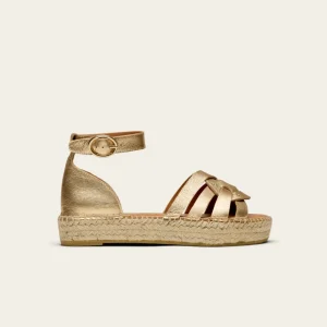 Espadrilles Azel - Cuir doré