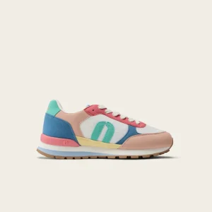 Baskets basses Aline - Rose clair blanc rose