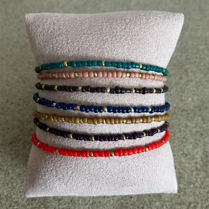 Begur - Bracelets en perles de couleurs automnales