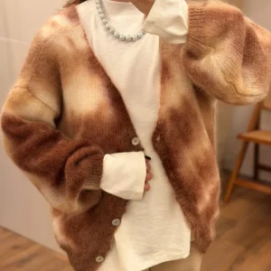 Gilet en mohair Willy marron